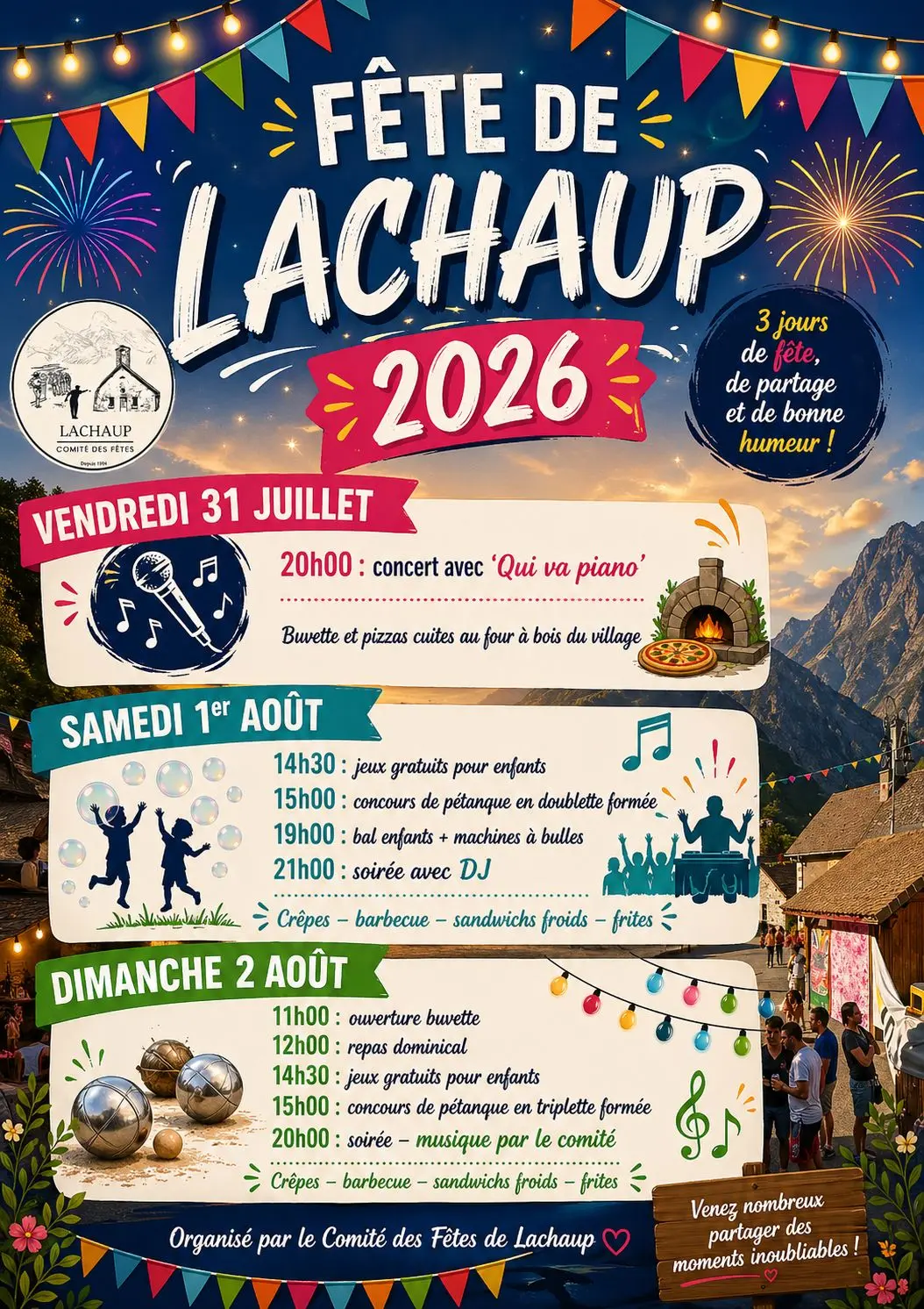 Fête votive de Lachaup