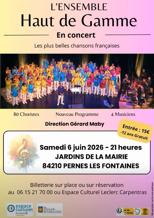 Concert : les plus belles chansons françaises