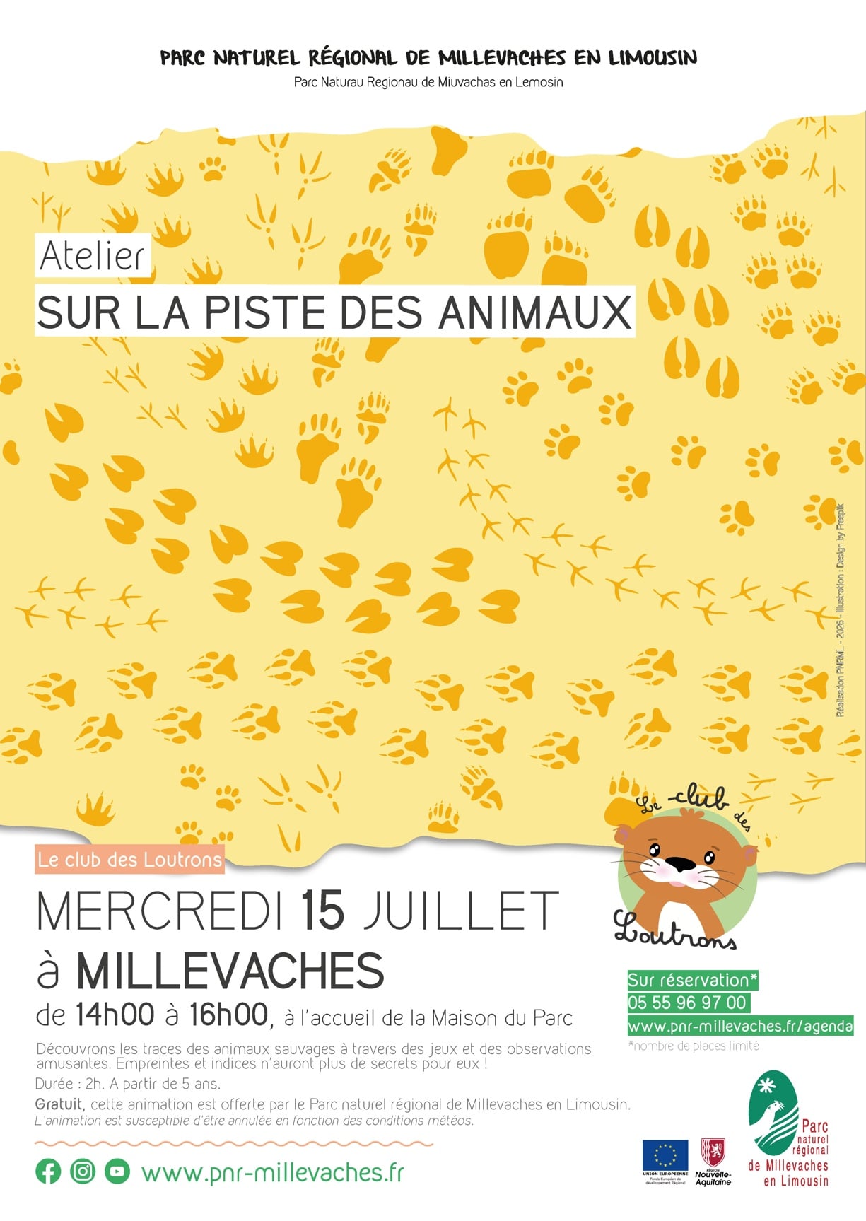 Atelier sur la piste des animaux