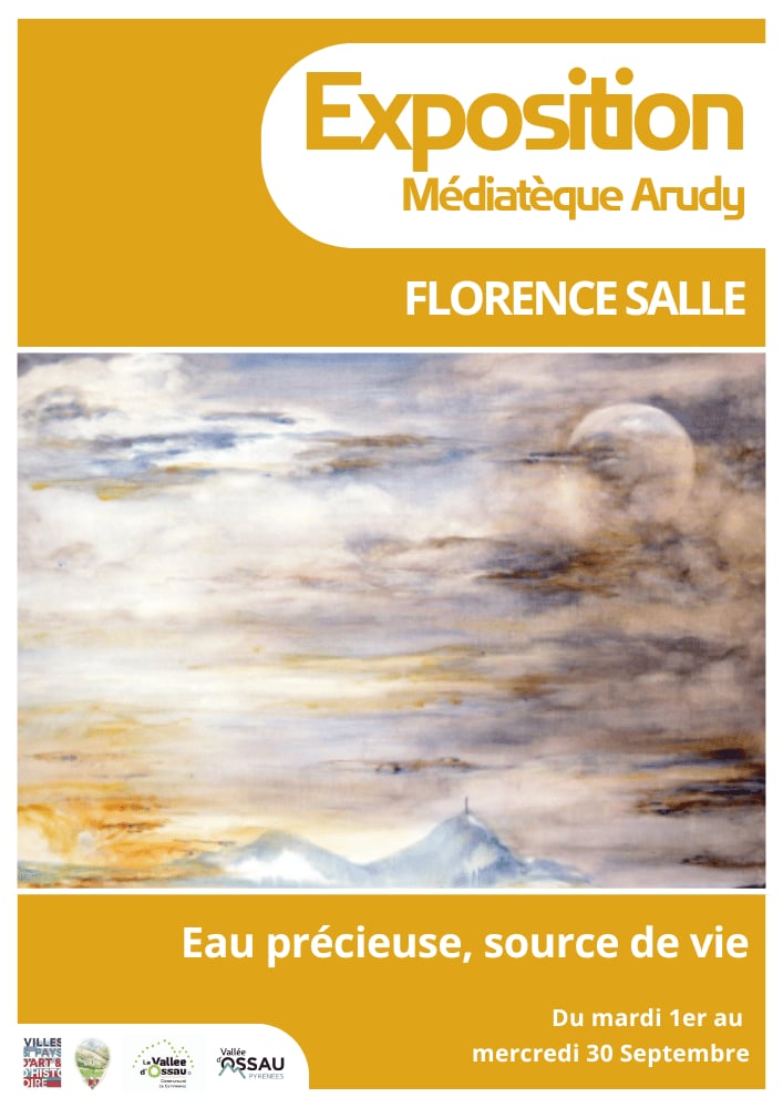 Exposition : Eaux précieuse, source de vie - Florence Salle