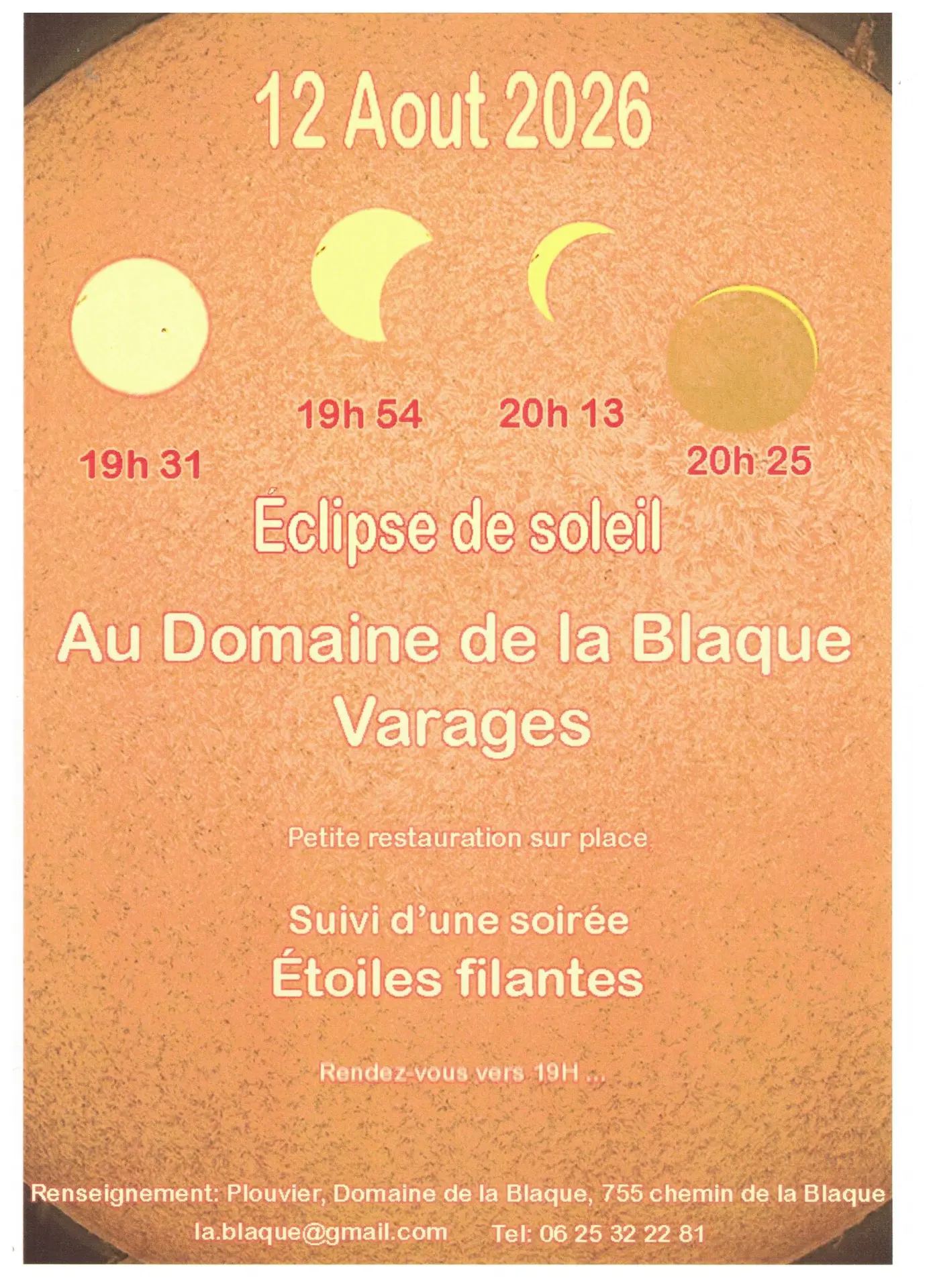 Observation : Eclipse de soleil