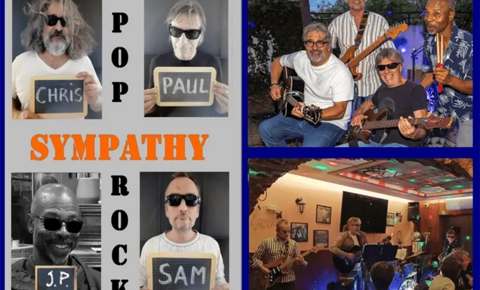 SYMPATHY (Pop/Rock - Reprises années 70/80) – Soirées Estivales du Département