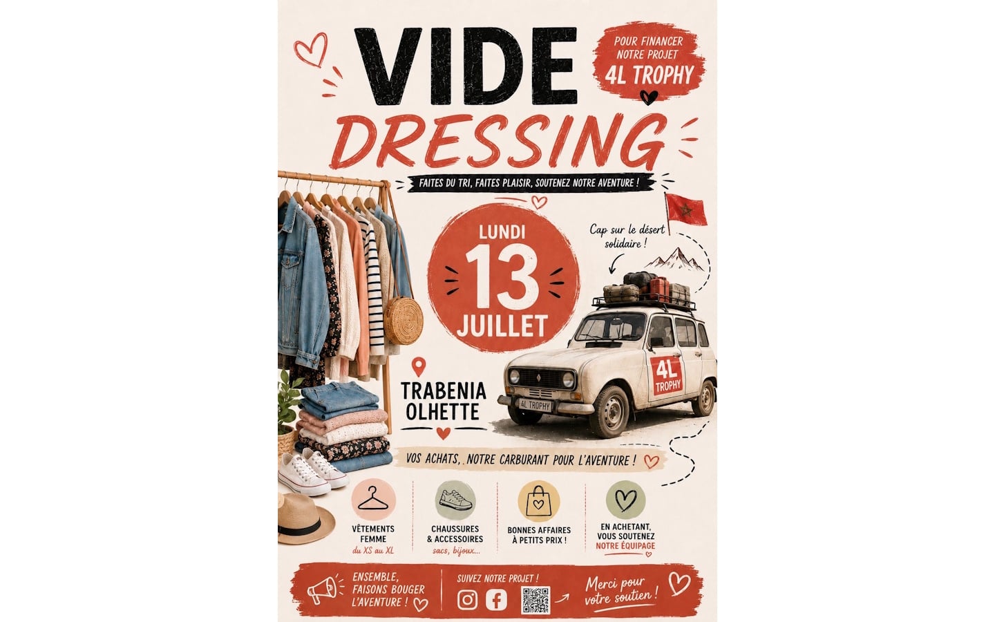 Vide-dressing