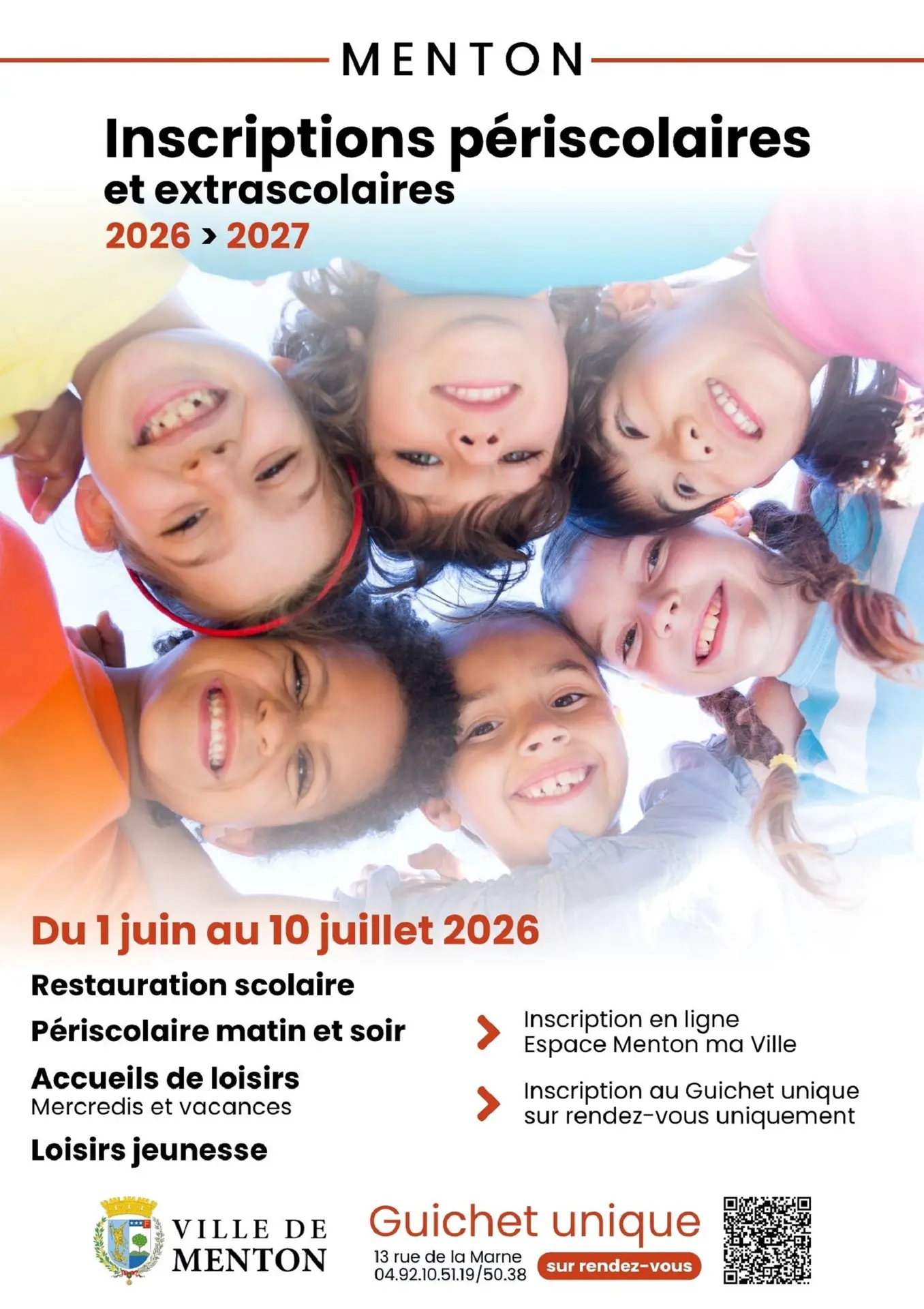 Inscriptions périscolaires et extrascolaires