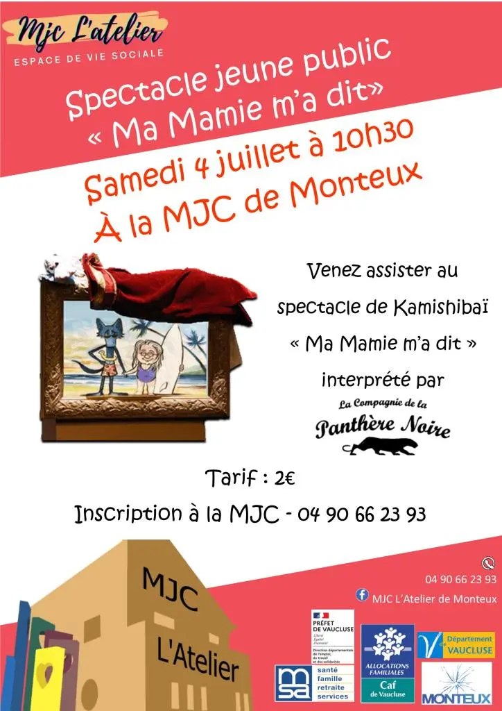 Spectacle jeune public « Ma Mamie m'a dit »