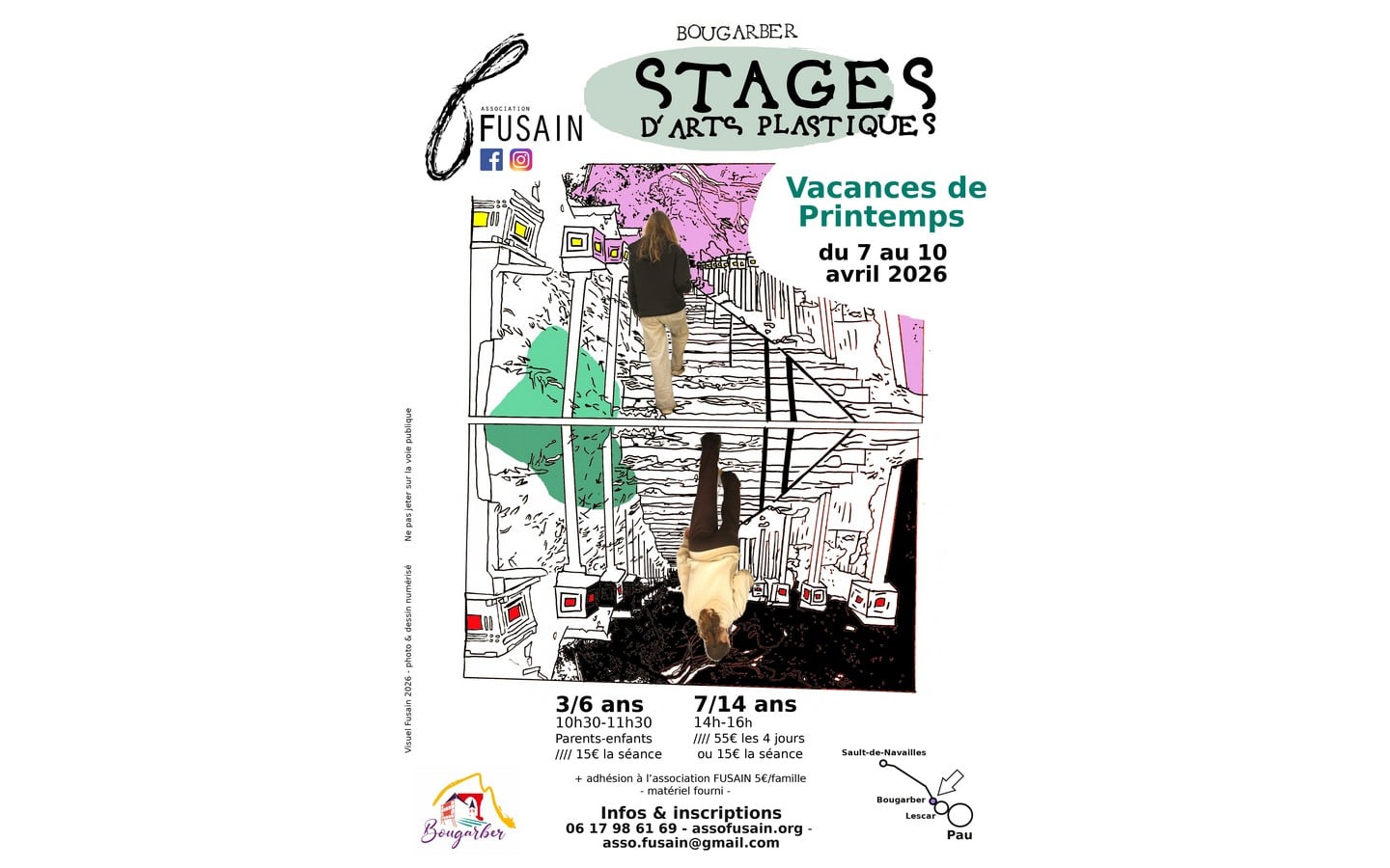 Stage d'art plastique vacances d'été