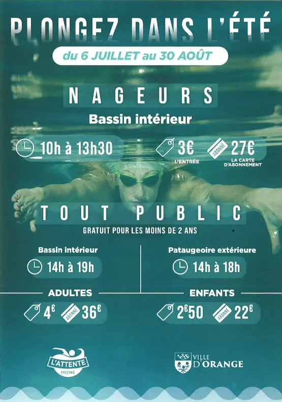 Plongez dans l'été : Piscine l'Attente