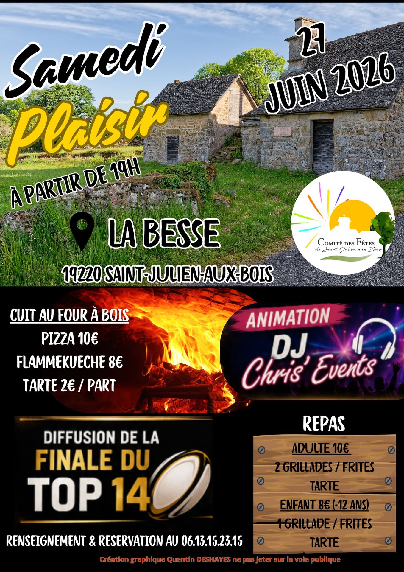 Samedi Plaisir à La Besse, Saint-Julien-aux-Bois