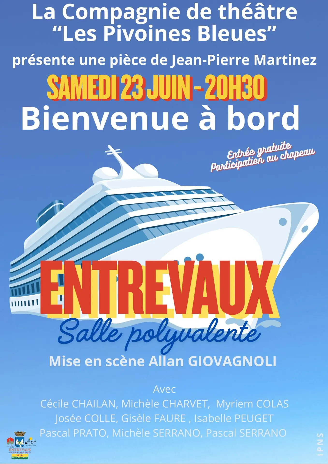 Soirée théâtre "Bienvenue à bord"
