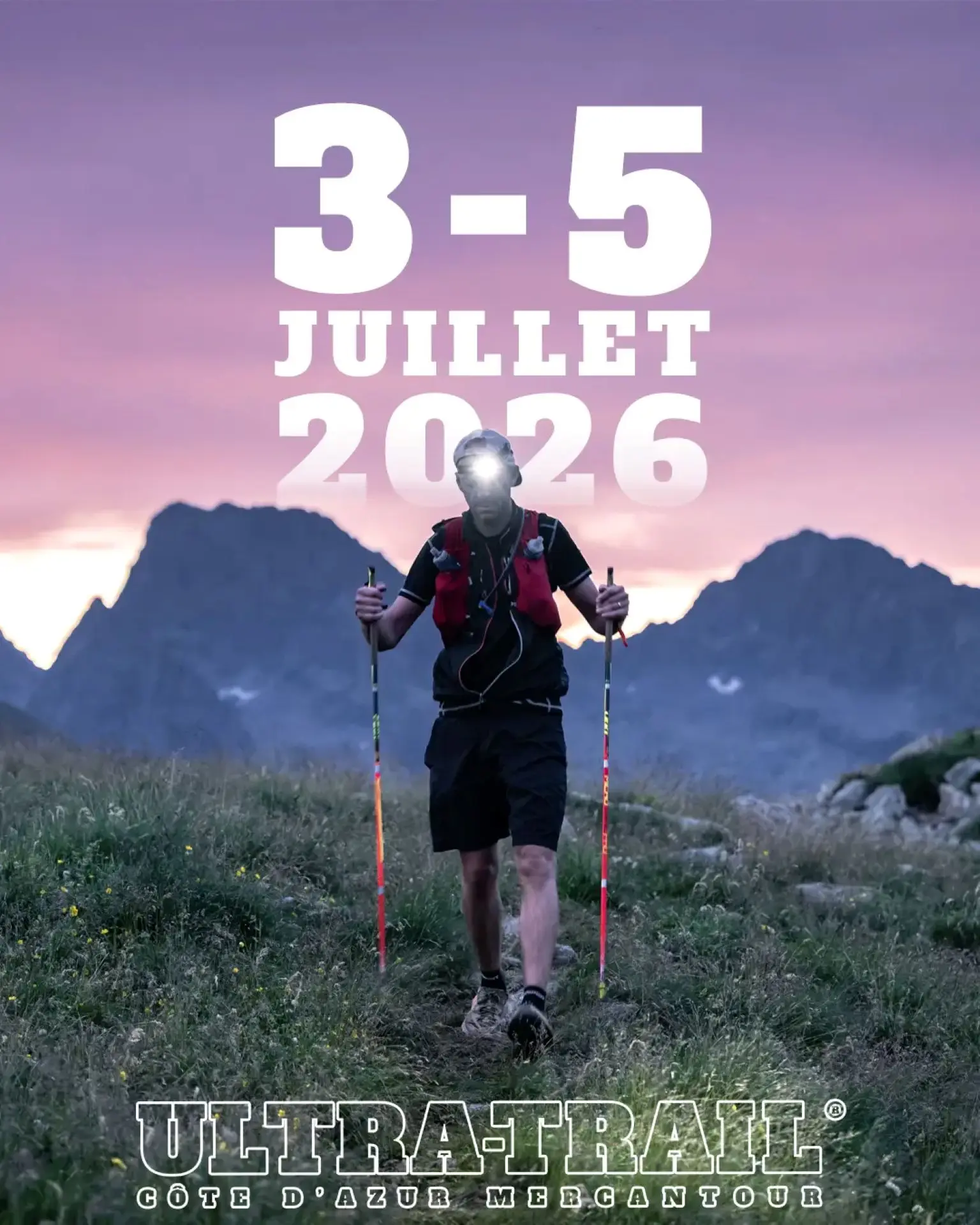 Ultra-trail Côte d'Azur Mercantour à Valdeblore.