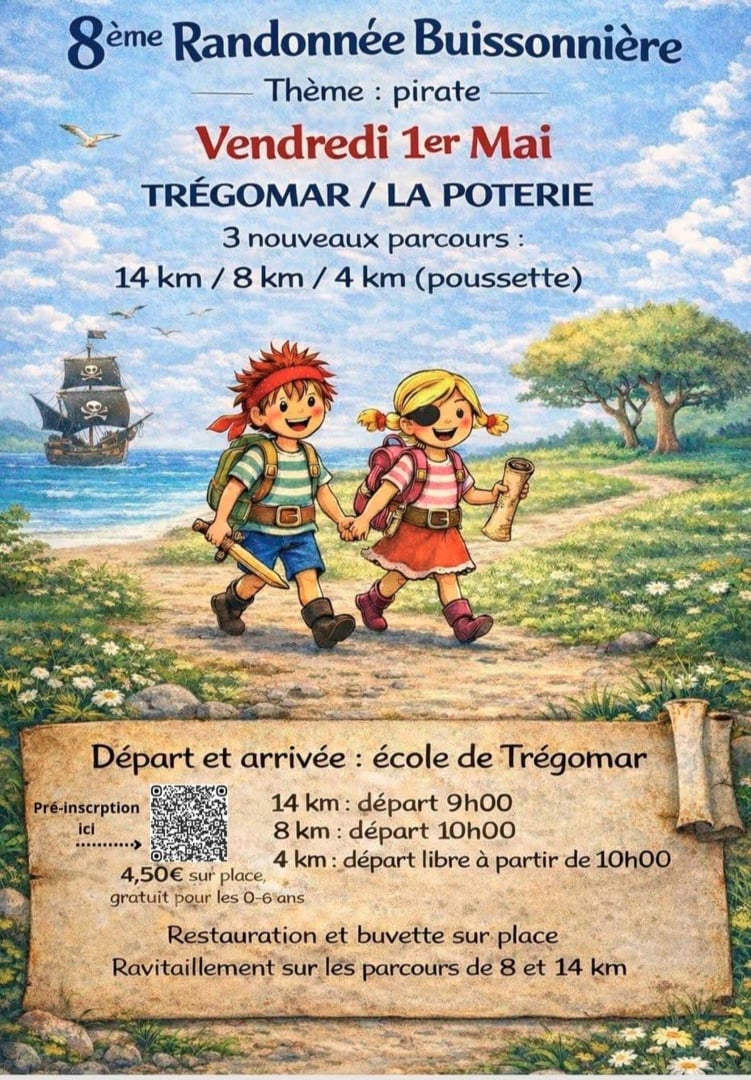 8ème randonnée buissonière à Trégomar / La Poterie