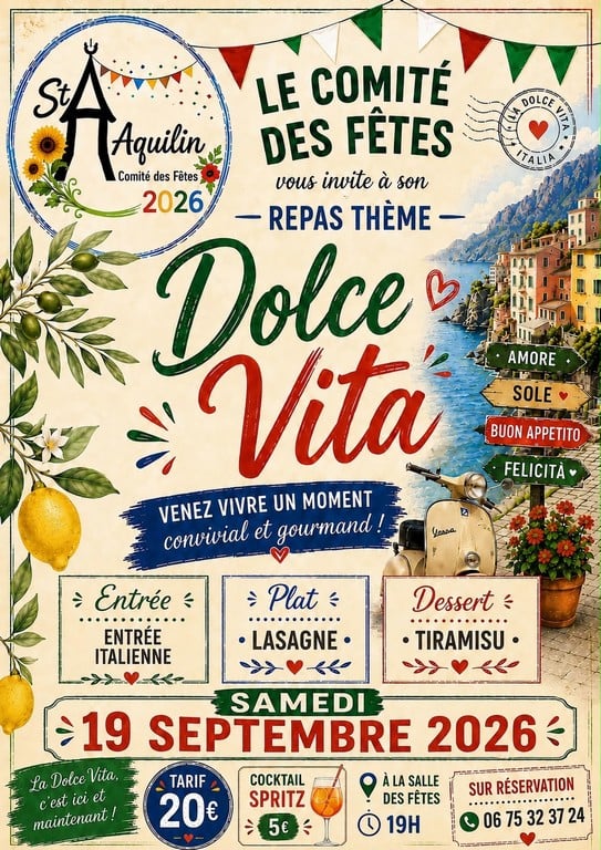 Repas dolce vita