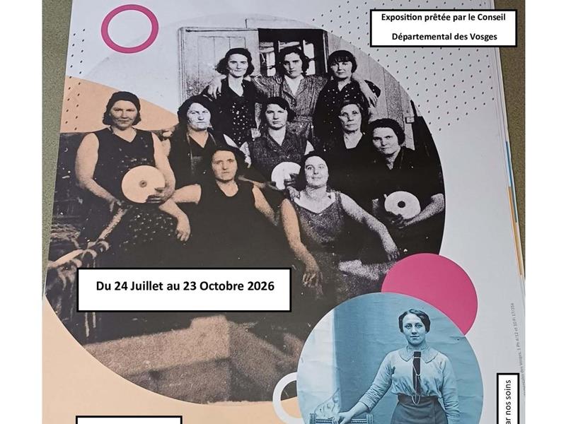 Exposition "Droits des Femmes au fil du Temps, Portraits de Vosgiennes"