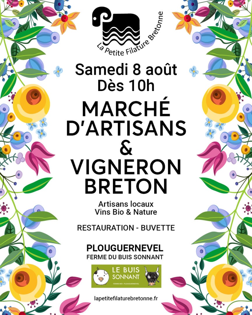 Marché d’artisans et vigneron breton