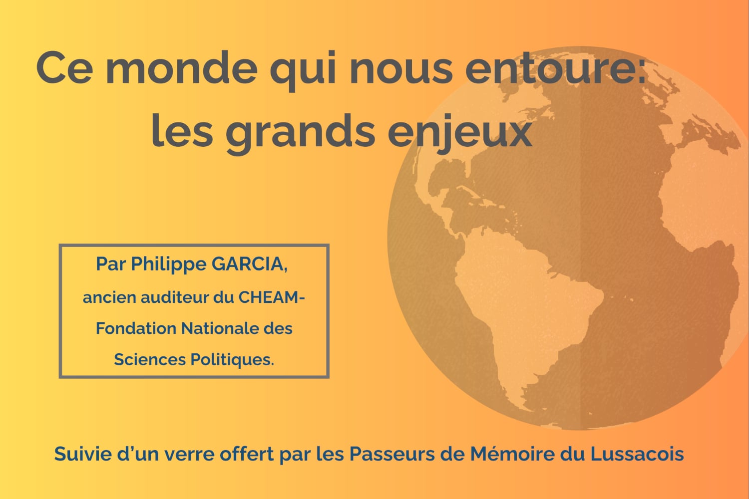 Conférence de Philippe Garcia