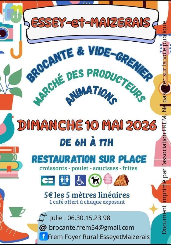 Brocante - vide-grenier et marché des producteurs