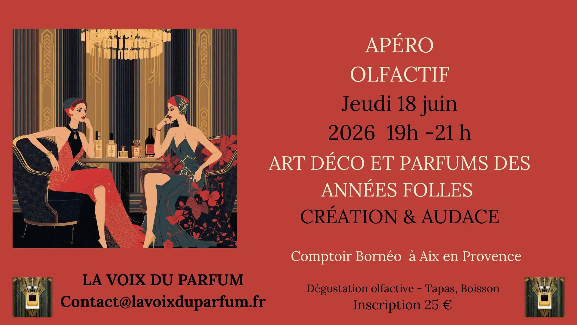 Apéro Olfactif : Art Déco et Parfums des Années Folles