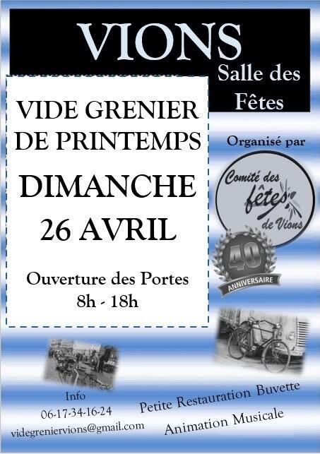 Vide grenier de printemps