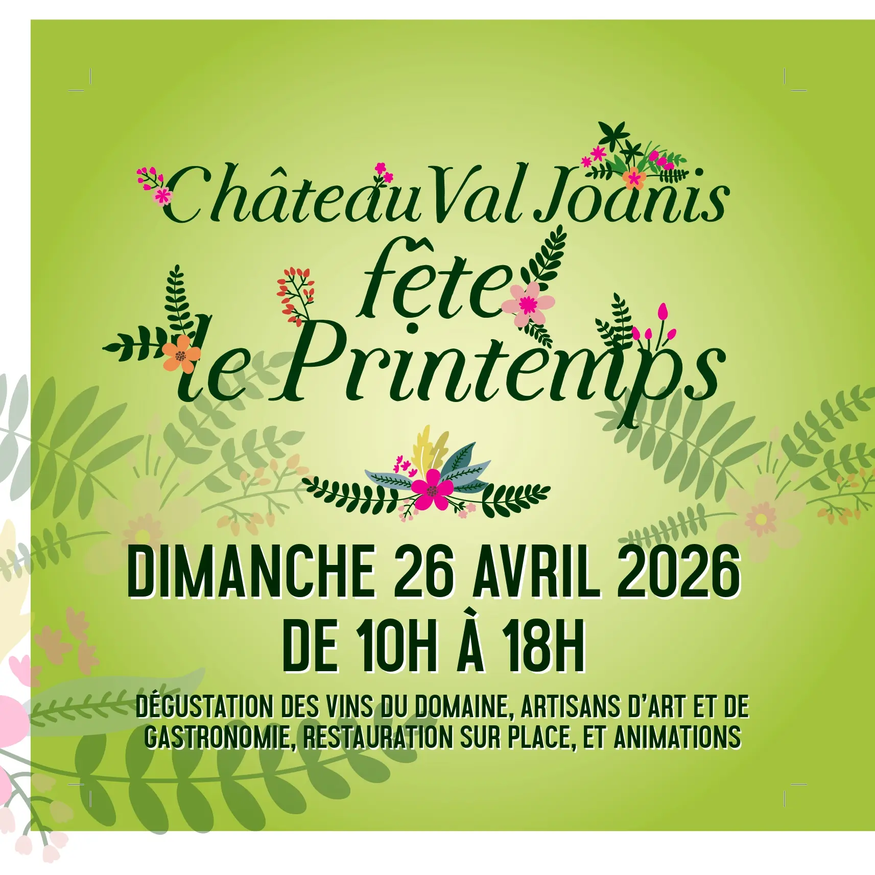 Château Val Joanis fête le Printemps