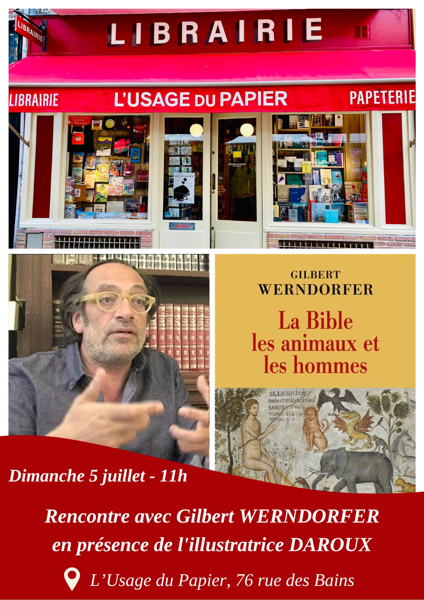 Séance dédicace avec Gilbert Werndorfer et Daroux