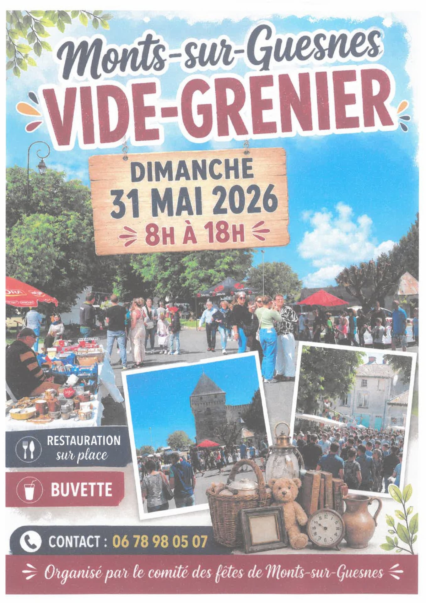 Vide-greniers à Monts-sur-Guesnes