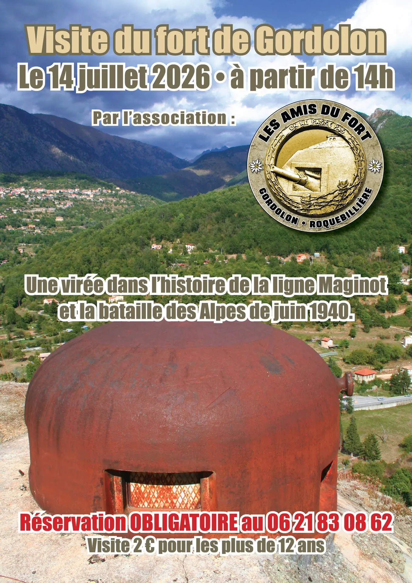 Visite Fort de Gordolon