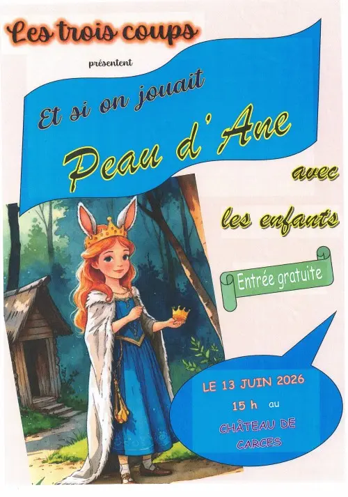 Pièce de théâtre : Et si on jouait peau d'âne (jeune public)