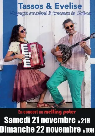 Concert : Tassos et Evelise - musique grecque