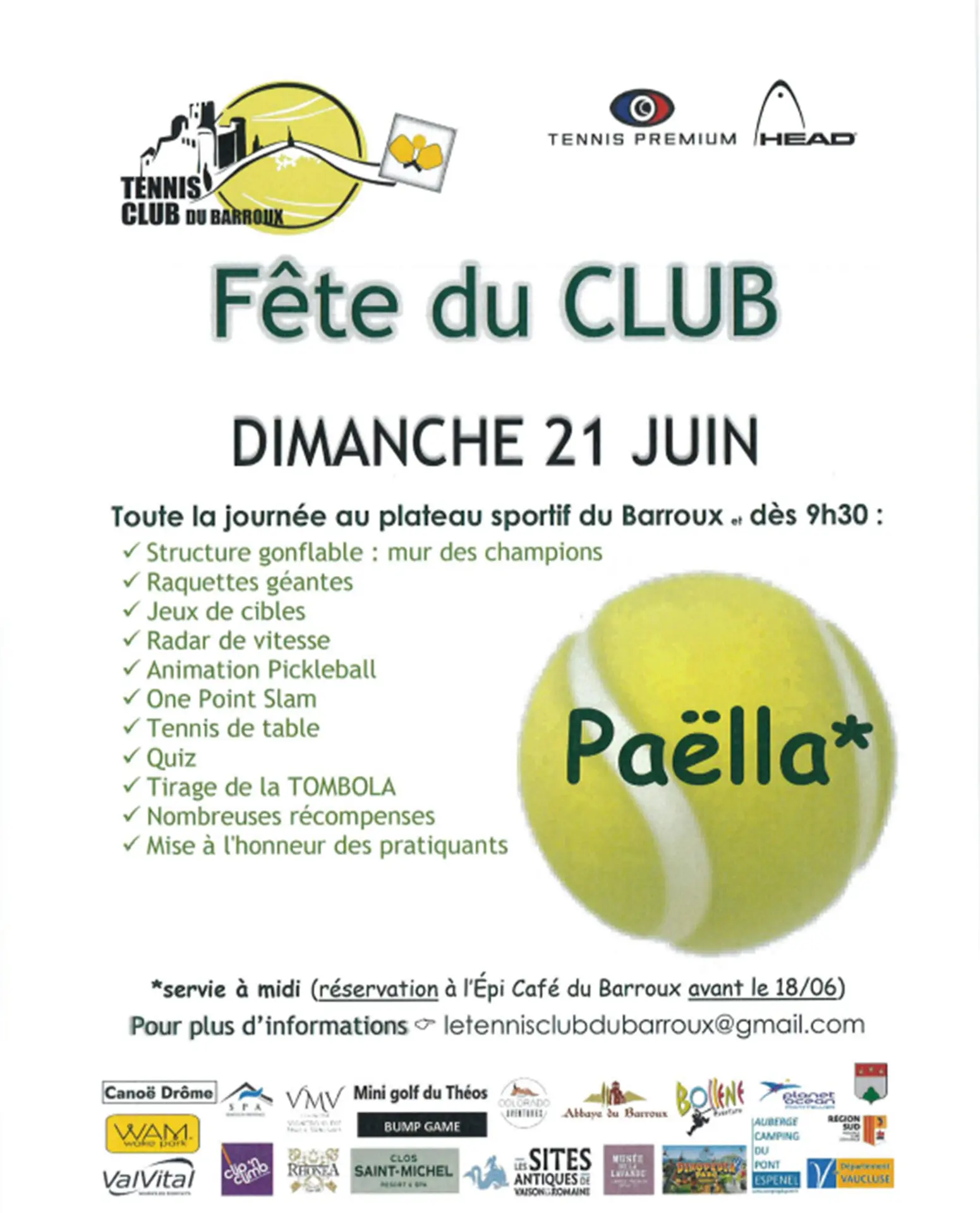 Fête du club