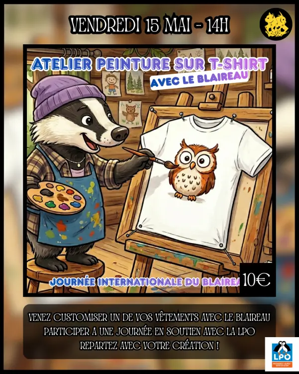 Atelier peinture sur t-shirt
