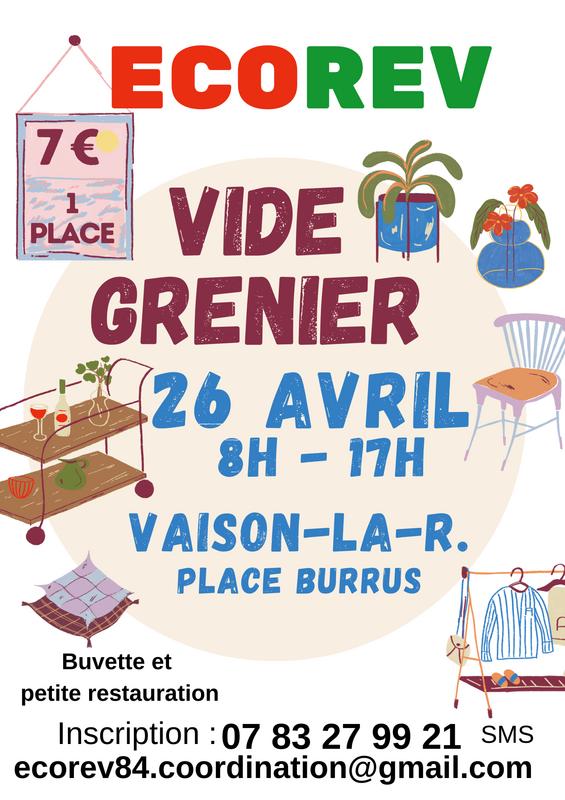 Vide grenier d'ecorev