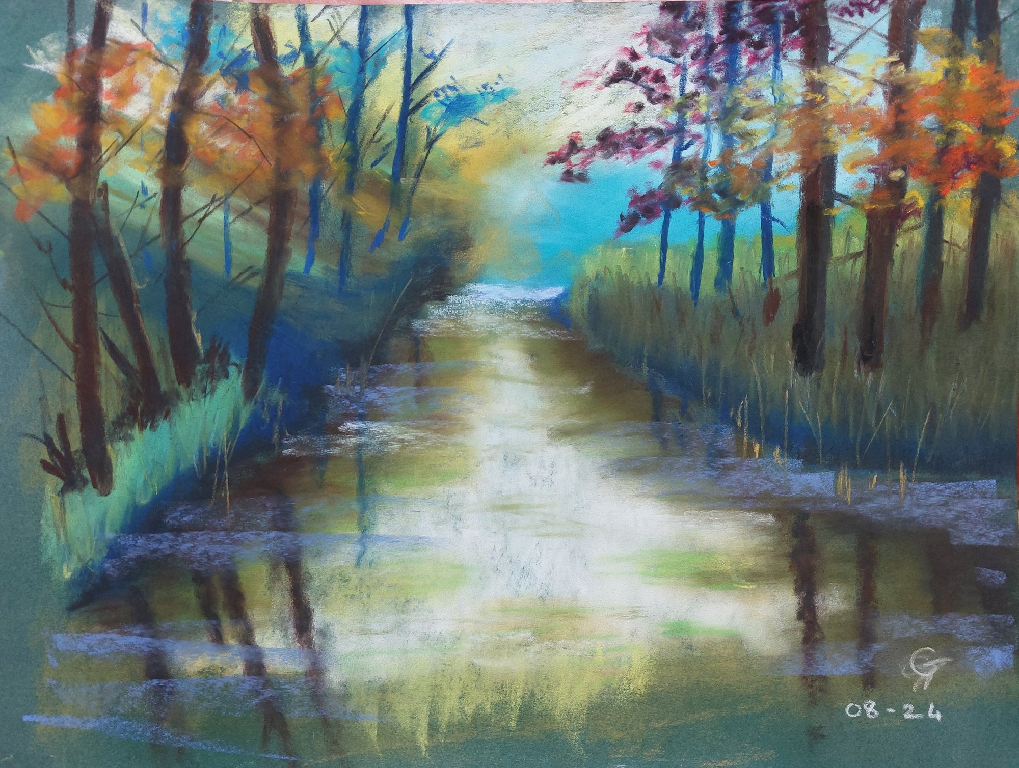 Exposition de pastels par Gérard Touret