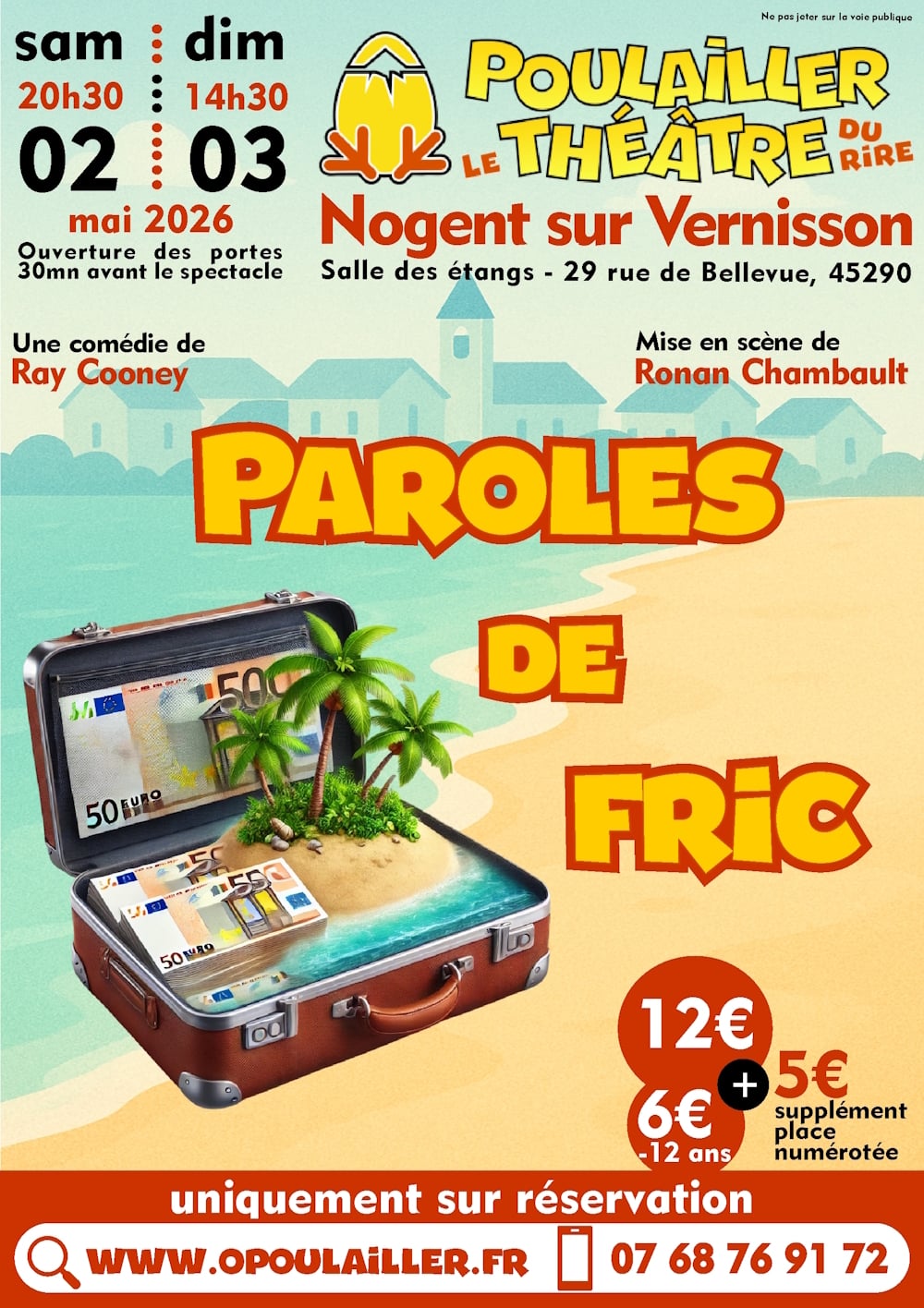 Théâtre "Paroles de fric"