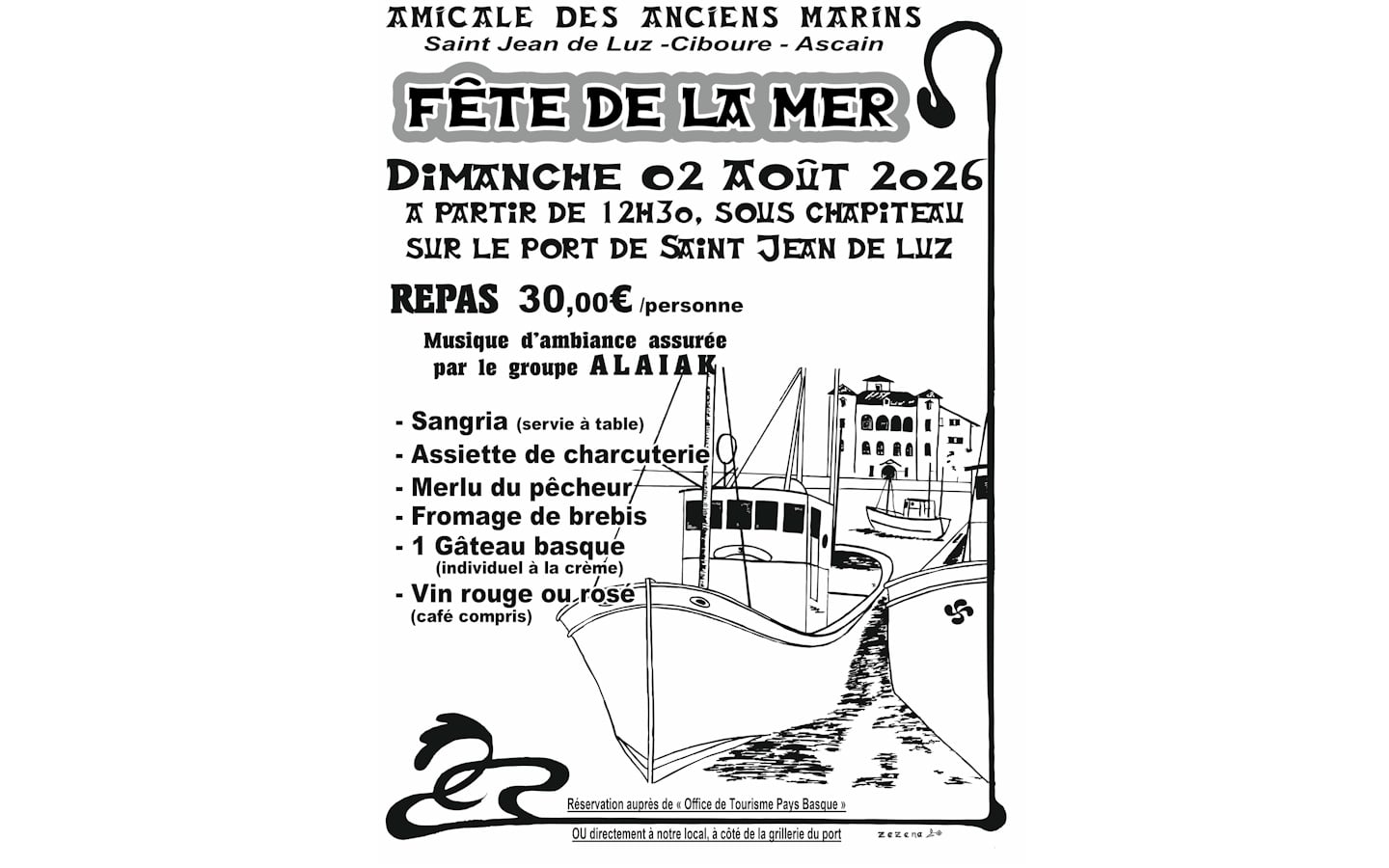 Repas de la fête de la mer