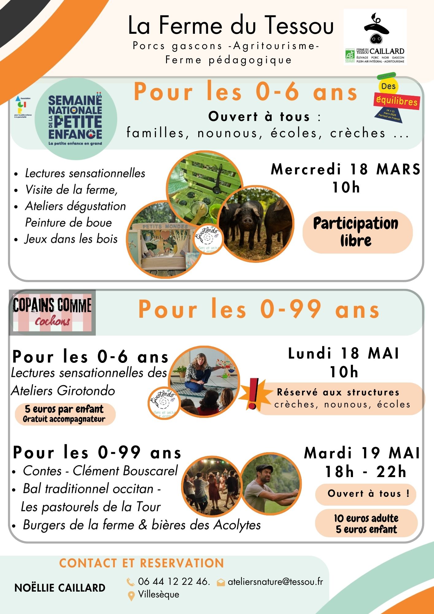 Contes de Clément Bouscarel et Bal Trad' à la ferme du Tessou