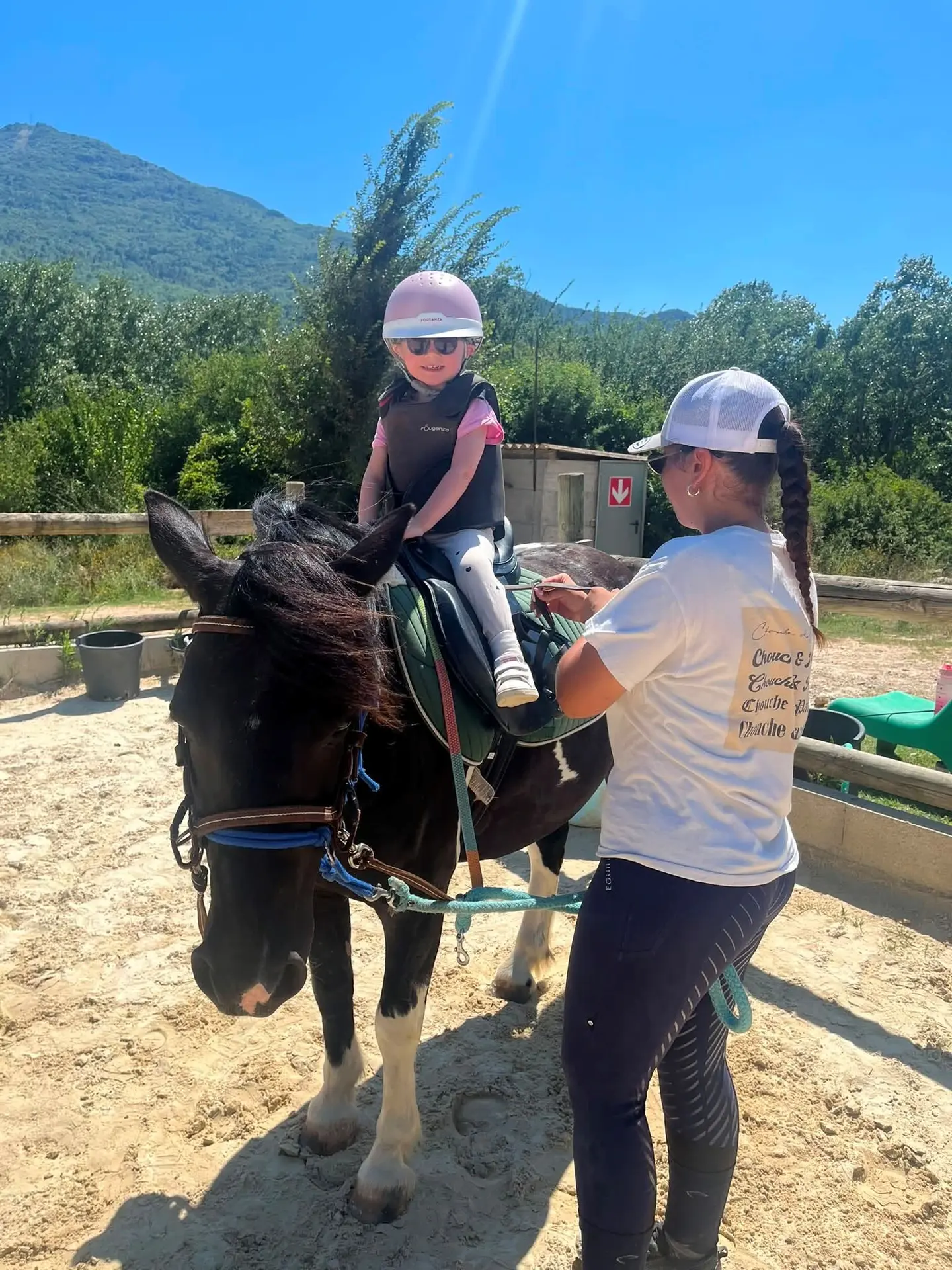 Stage travail à pied & baignade en rivière avec son poney