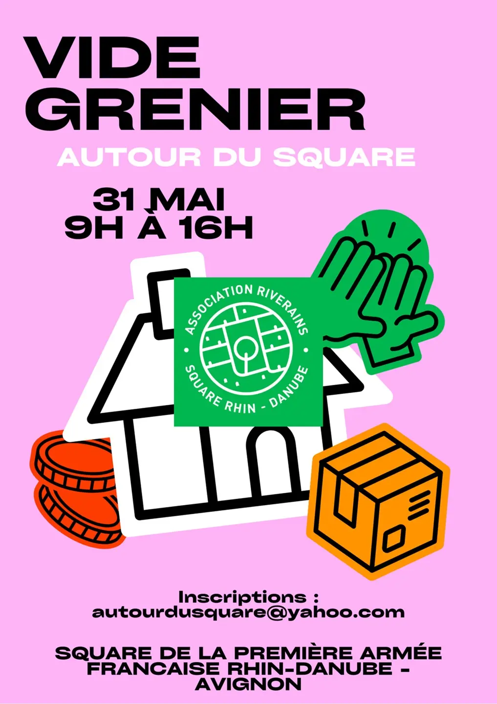 Vide-greniers Autour du square