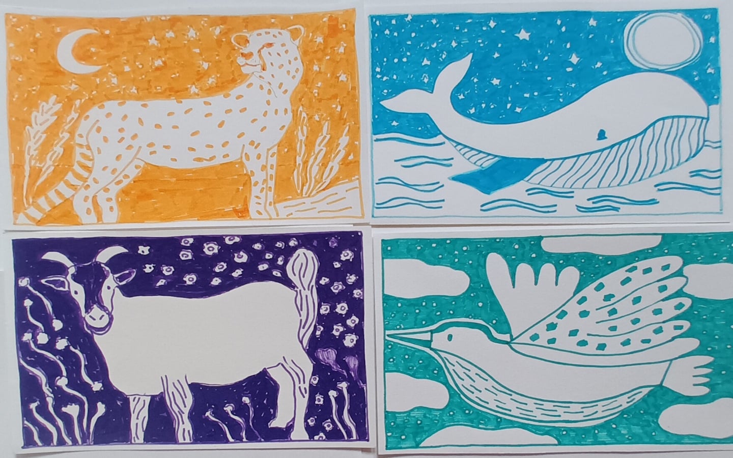 Stage peinture enfants ! les animaux et les couleurs