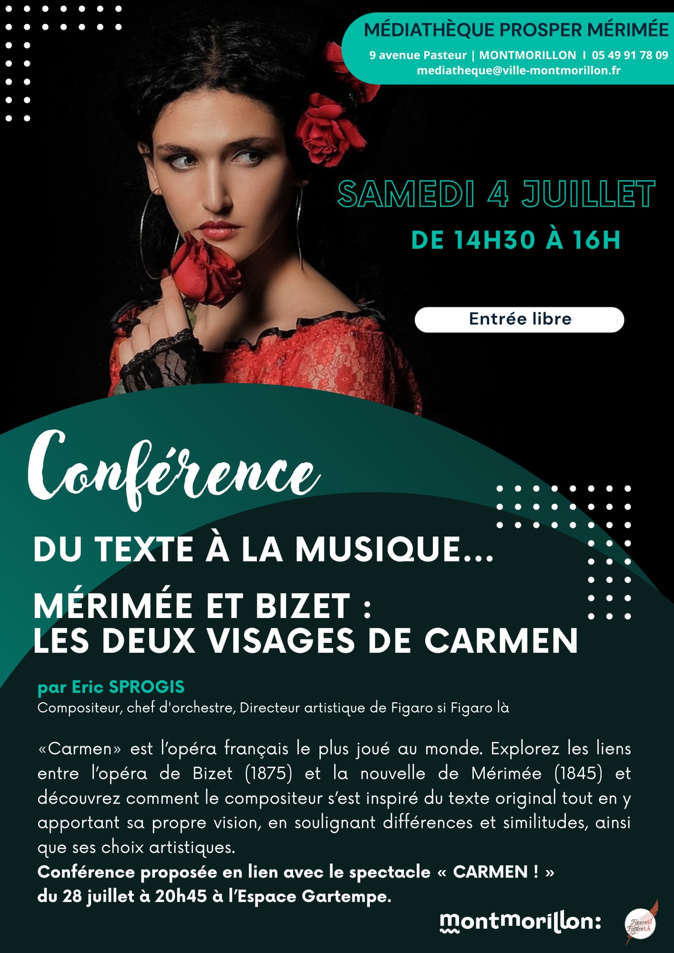 Conférence du texte à la musique, Mérimée et Bizet : les deux visages de Carmen