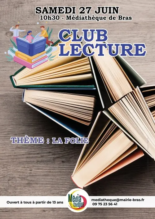 Club de lecture : thème Folie (à partir de 13 ans)