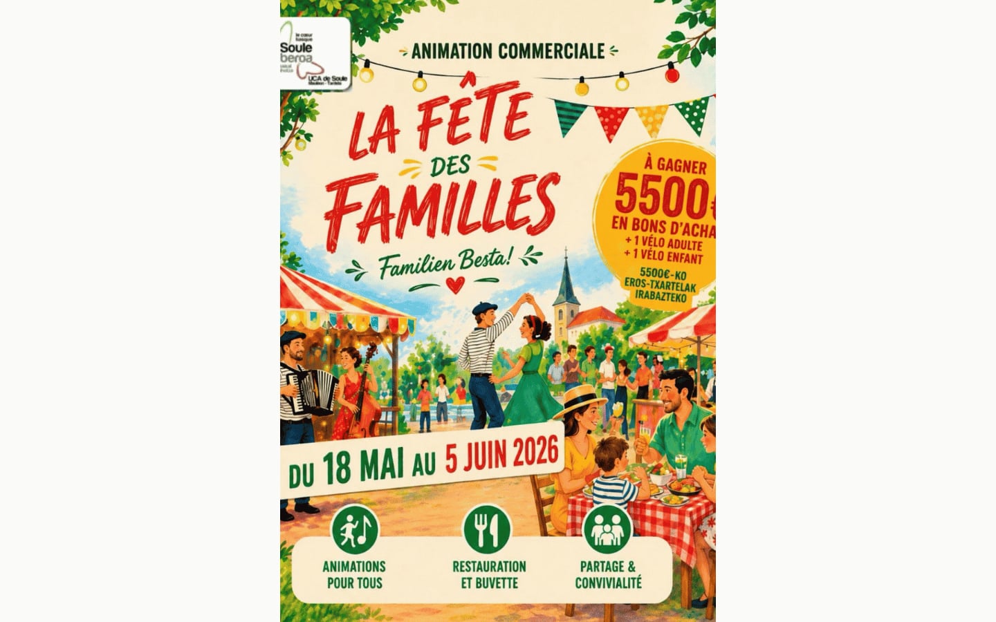 Animation commerciale : la fête des familles