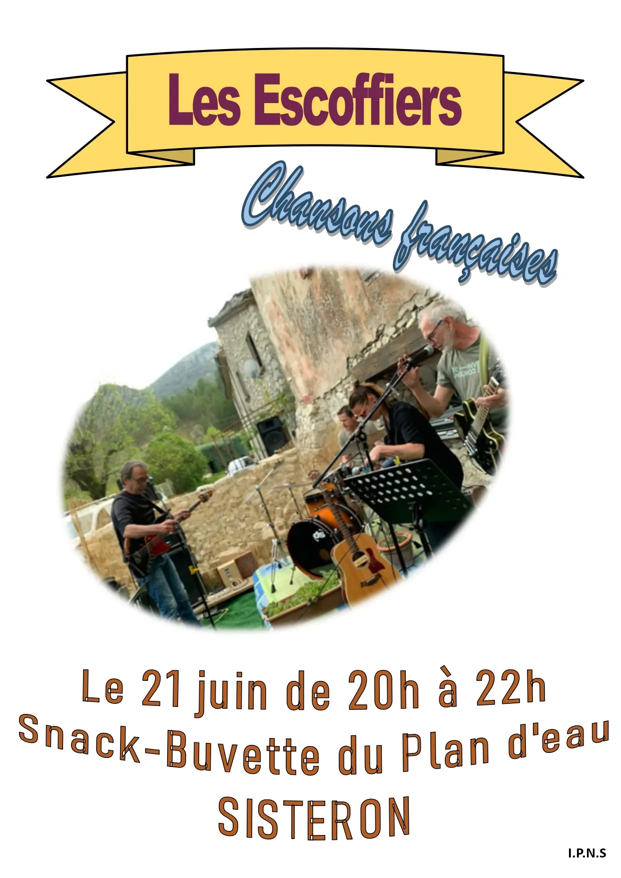 Soirée musicale au plan d'eau de Sisteron