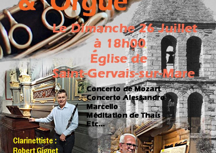 CONCERT CLARINETTE ET ORGUE