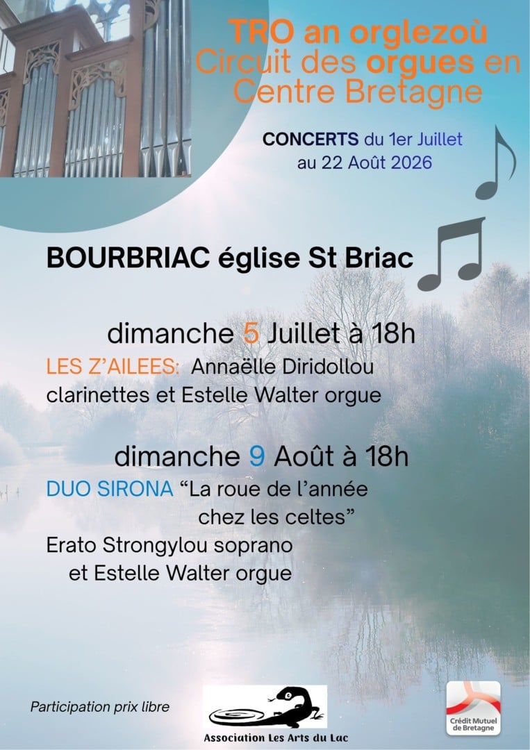 Tro an orglezoù – Concerts d’orgue