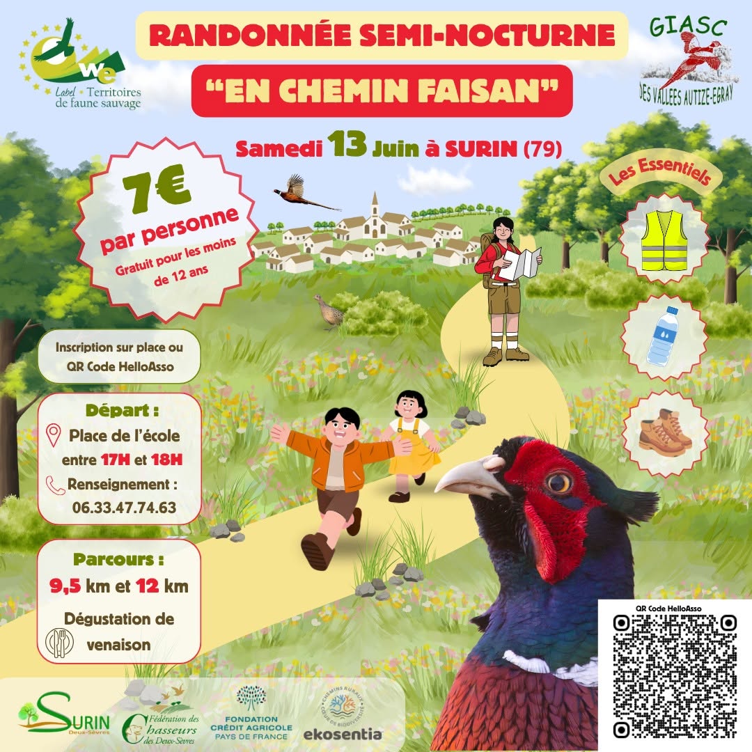 Randonnée semi-nocturne "en chemin faisan"