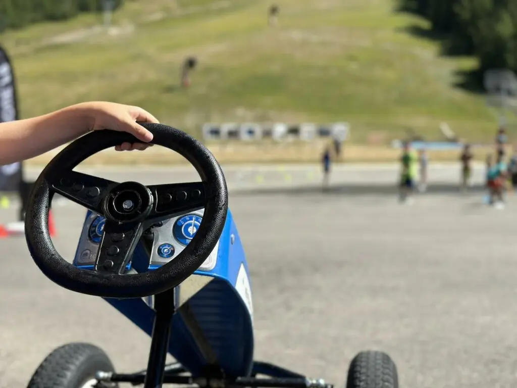 Course de karts à pédales