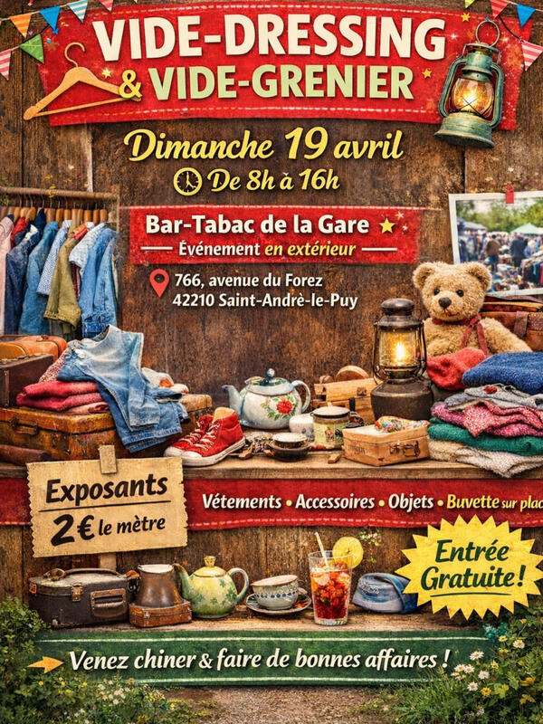 Vide greniers - vide dressing