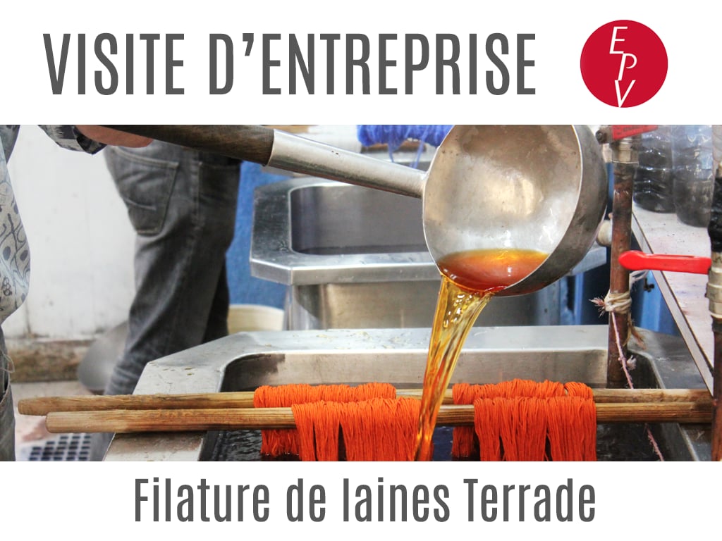 VISITE COMMENTÉE - Filature de laines Terrade