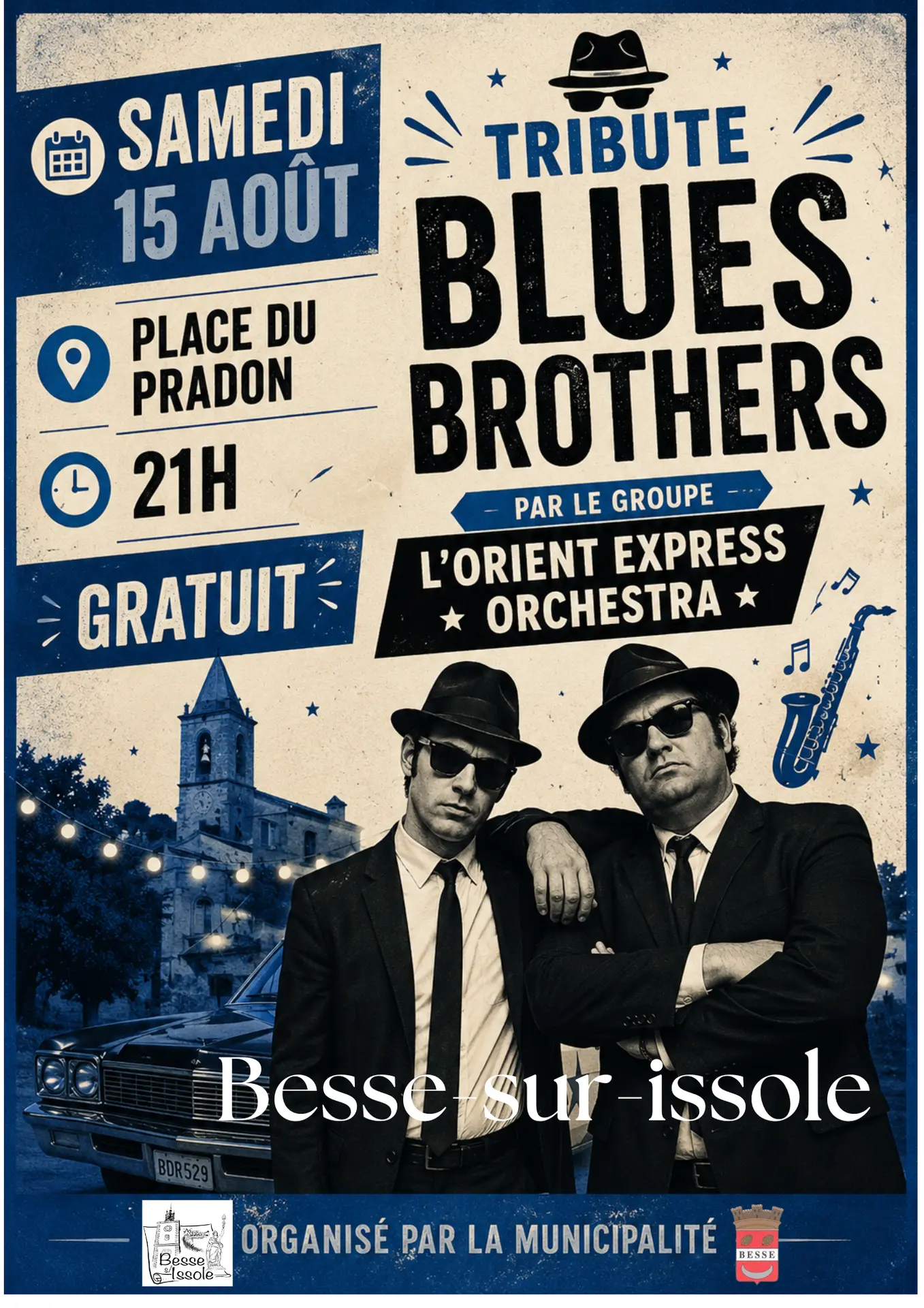 Tribute Blues Brothers à Besse s/Issole