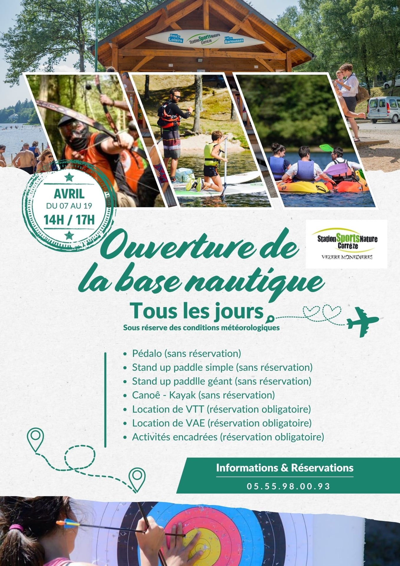 Vacances d'avril : Multi-activités à la base nautique